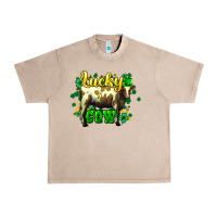 French Oak St. Patrick's Day Cow Urban Heavy Tee - HowdyJamesFarm