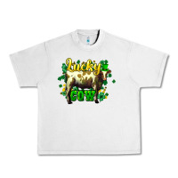 Lunar Rock St. Patrick's Day Cow Urban Heavy Tee - HowdyJamesFarm