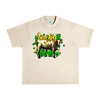 Sandshell St. Patrick's Day Cow Urban Heavy Tee - HowdyJamesFarm