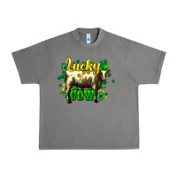 Tornado St. Patrick's Day Cow Urban Heavy Tee - HowdyJamesFarm