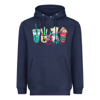 Navy science teacher coffee cups Heavyweight Hoodie - AdoDesignShop