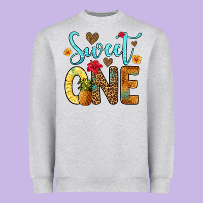 Sweet One Pineapple Heavyweight Sweatshirt Designed By Artiststas