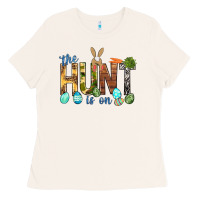 Bone The hunt is on with eggs Easter Day Ladies Tee - HowdyJamesFarm