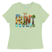 Matcha The hunt is on with eggs Easter Day Ladies Tee - HowdyJamesFarm