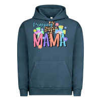 Pigment Midnight Navy praying mama Urban Hoodie - JahusDesignShop