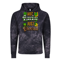 Cloud Black St. Patrick's Not lucky just blessed Vintage Hoodie - OliviaCreatesArt