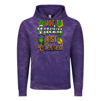 Cloud Purple St. Patrick's Not lucky just blessed Vintage Hoodie - OliviaCreatesArt