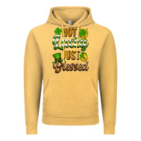 Vintage Mustard St. Patrick's Not lucky just blessed Vintage Hoodie - OliviaCreatesArt