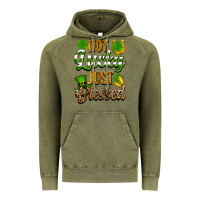 Vintage Olive St. Patrick's Not lucky just blessed Vintage Hoodie - OliviaCreatesArt