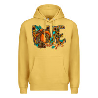 Antique Gold Love Fall Y'all Premium Hoodie - CowhideDigitalArt