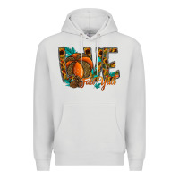 Dove Grey Love Fall Y'all Premium Hoodie - CowhideDigitalArt