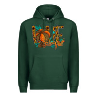 Sports Green Love Fall Y'all Premium Hoodie - CowhideDigitalArt