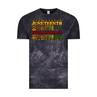 Cloud Black Juneteenth is my Independence day Vintage Tee - HowdyJamesFarm