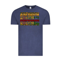 Vintage Denim Juneteenth is my Independence day Vintage Tee - HowdyJamesFarm