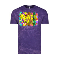 Cloud Purple beach vibes summer brushstroke Vintage Tee - Jasminsmagicworld