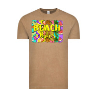 Vintage Coffee beach vibes summer brushstroke Vintage Tee - Jasminsmagicworld