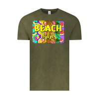 Vintage Olive beach vibes summer brushstroke Vintage Tee - Jasminsmagicworld