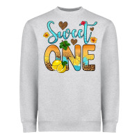 Heather Grey sweet one lemon Heavyweight Sweatshirt - Artiststas