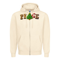 Sandshell christmas peace Zipper Hoodie - BarkalooDesign