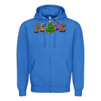 True Royal christmas peace Zipper Hoodie - BarkalooDesign