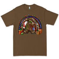 Cacao Army Christmas rainbow Premium Tee - NancyCooperArtShop