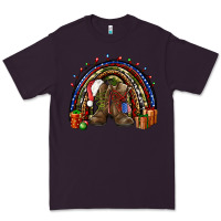 Plum Army Christmas rainbow Premium Tee - NancyCooperArtShop