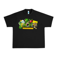 Black Teacher St. Patrick's Day Urban Heavy Tee - HowdyJamesFarm
