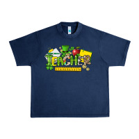 Navy Teacher St. Patrick's Day Urban Heavy Tee - HowdyJamesFarm