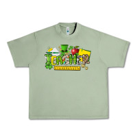 Oil Green Teacher St. Patrick's Day Urban Heavy Tee - HowdyJamesFarm