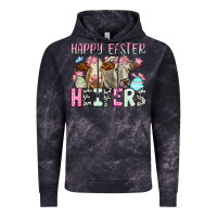 Cloud Black Happy Easter Heifers Vintage Hoodie - OliviaCreatesArt