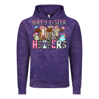 Cloud Purple Happy Easter Heifers Vintage Hoodie - OliviaCreatesArt