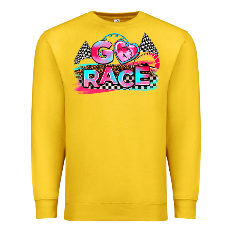 Go Race Premium Sweatshirt by AdoDesignShop | Teevron