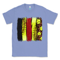 Colony Blue Softball brushstroke Classic Tee - HowdyJamesFarm