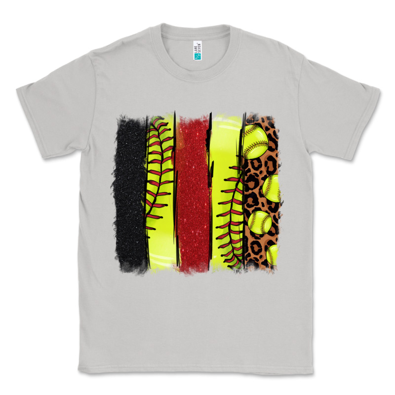 Softball Brushstroke Classic Tee by HowdyJamesFarm | Teevron