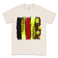 Natural Softball brushstroke Classic Tee - HowdyJamesFarm