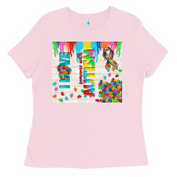 Bubblegum Pink i love someone with autism Ladies Tee - TumblerDesignByShophia