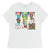 White i love someone with autism Ladies Tee - TumblerDesignByShophia