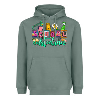 Sage school custodian Heavyweight Hoodie - AdoDesignShop