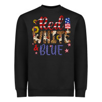 Black red white and blue Heavyweight Sweatshirt - Artiststas