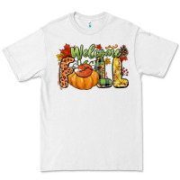 White Welcome Fall Premium Tee - NancyCooperArtShop