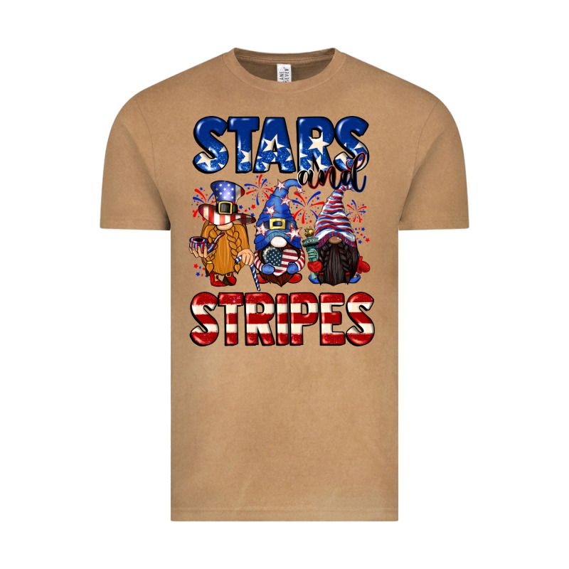 Stars And Stripes Gnomes 4th Of July Vintage Tee by CowGirlArtShop | Teevron