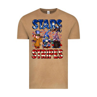 Vintage Camel Stars and stripes gnomes 4th of july Vintage Tee - CowGirlArtShop