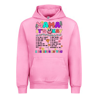 Fuchsia Pink mama it's okay Urban Hoodie - JahusDesignShop