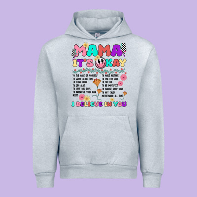 Mama It's Okay Urban Hoodie Designed By Jahusdesignshop