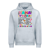 Heather Grey mama it's okay Urban Hoodie - JahusDesignShop