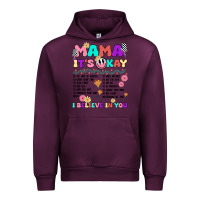 Mauve Wine mama it's okay Urban Hoodie - JahusDesignShop