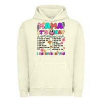 Pigment Pistachio mama it's okay Urban Hoodie - JahusDesignShop