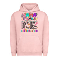 Pigment Salmon mama it's okay Urban Hoodie - JahusDesignShop