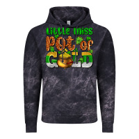 Cloud Black St. Patrick's little miss pot of gold Vintage Hoodie - OliviaCreatesArt