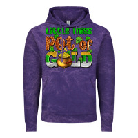 Cloud Purple St. Patrick's little miss pot of gold Vintage Hoodie - OliviaCreatesArt